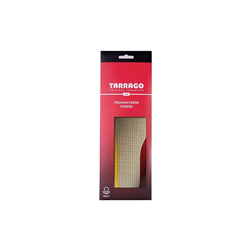 Tarrago Daily Premium Fresh Striped Insoles | Foam and Latex
