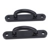 2PCS Rotary Latch D Striker Plate 4in Length Long Lasting