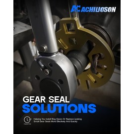 Achilioson Pinion Flange Holding Tool pinion yoke puller Holder Yoke Wrench Compatible with Jeep Ring Rear End Axle Nut Seal 8.8 40 Dana