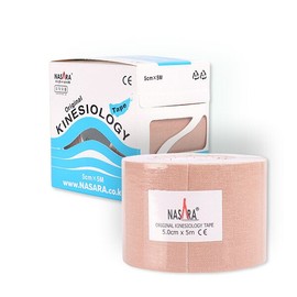 Nasara Kinesiology Tape (Skin Color) 5cm x 5M Sports Taping / 나사라 키네시올로지테이프(살색)5cmX5M 스포츠테이핑