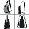 Peicees Small Sling Bag for Women Mens Convertible Crossbody Backpack