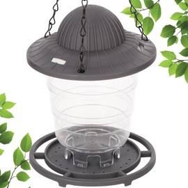 Foldable Bird Feeder, Durable Plastic, Squirrel-Proof Roof, Easy to Clean & Refill, Perfect for Outdoor Hanging on Garden, Balcony, Patio