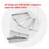 WORKPRO 100-Pack Single Razor Edge Blades, Industrial Scraper Razor Blades,