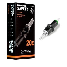 Cheyenne Hawk Safety Needle Cartridges (Box of 20 Pc) (13 Magnum)