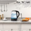 Willz Electric Glass Kettle with Heat Resistant Handle and Cordless
