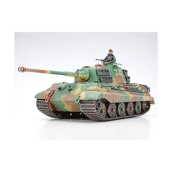 Tamiya King Tiger Tank - Plastic Model Military Vehicle Kit