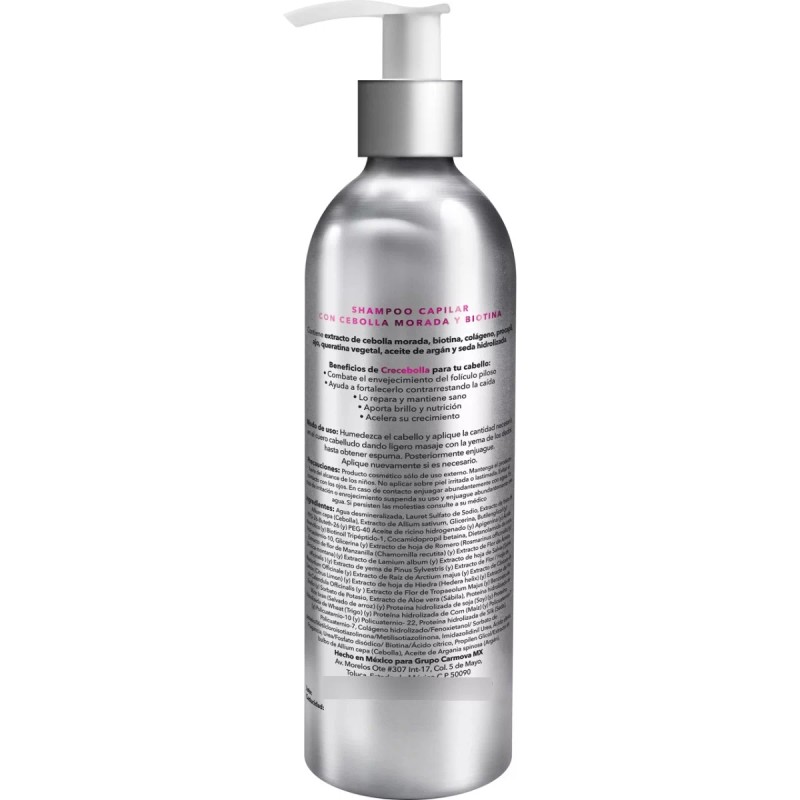 Crecebolla- Shampoo De Cebolla Morada