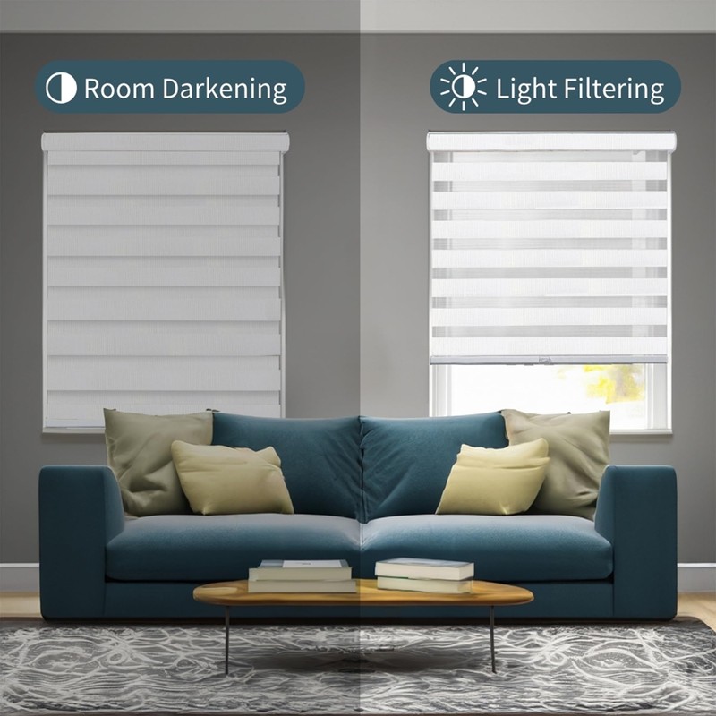 CHICOLOGY Zebra Blinds , Roller Window Shades , Blinds for