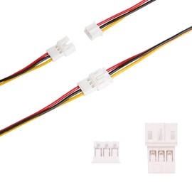 PENGLIN 40 Stück JST PH2.0mm 3 Pin Stecker und Buchse Anschluss mit Draht Kabel 100mm,3 Poliger Männlich und Weiblich Adapter