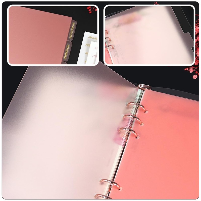 Operitacx A5 Dividers | Pack of 12 Dividers for 6