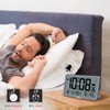 WallarGe Auto Set Digital Wall Clock Battery Operated, Desk Clocks