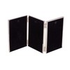 3.5 x 5-inch Silver Thin Edge TRIPLE PORTRAIT Photo Frames