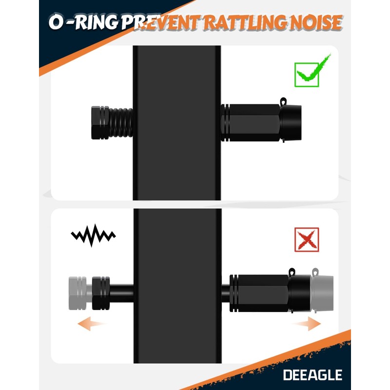 DEEAGLE 5/8" Locking Hitch Pin for 2" and 2.5" Receiver,