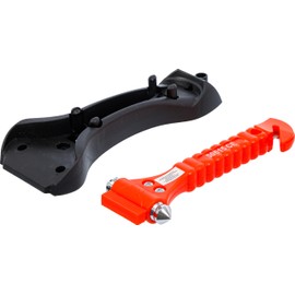 BGS Diy 50615 | Emergency Hammer with Seat Belt Cutter | 170 mm