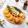 Kitchen Rectangular Kitchen Bamboo Cheese Charcuterie Cutting Thick Board, 15.75"x11.8"