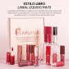 Set De Labiales Líquidos Mate Kaisasa con 12 Colores de