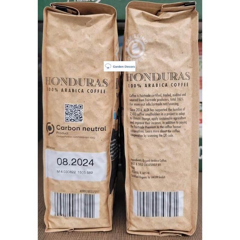 Barissimo Honduras Light & Medium Roast Whole Bean 12oz 340g