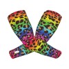 RUAYSNI Rainbow Leopard Print Cooling Arm Sleeves Cover Summer Sun