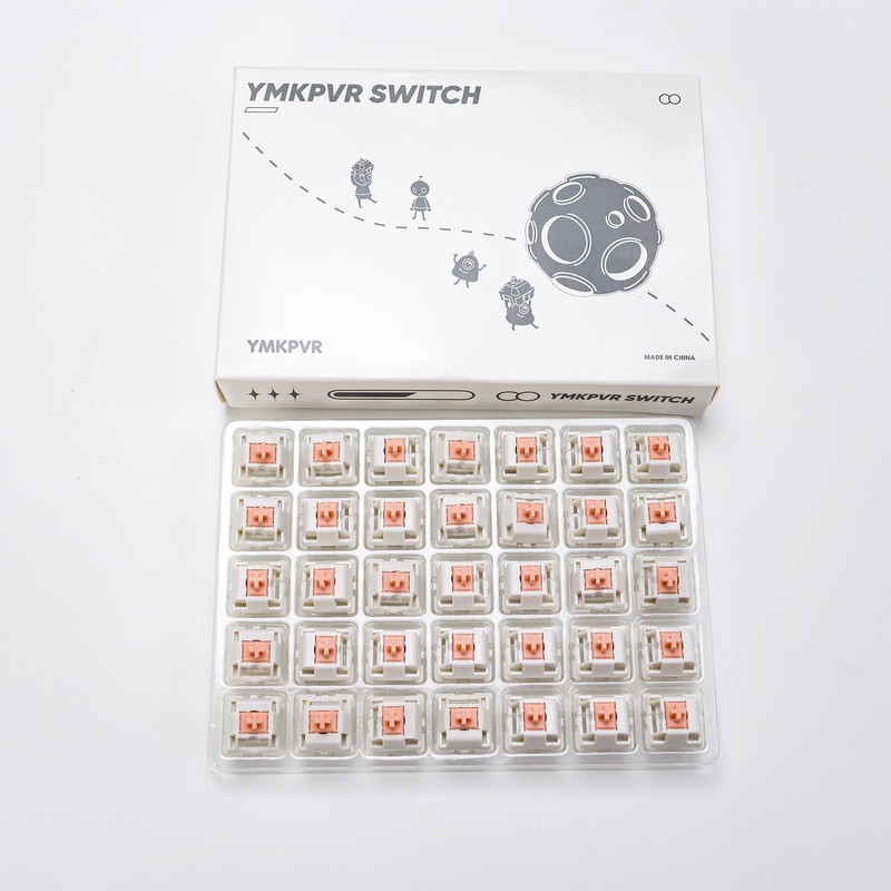 YMKPVR Holy Panda 62g Keyboard Switch,5Pin Pre Lubed Tactile Switch,Compatible