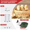 Psarnuk Chicken Waterer Cups (8 Pack/Green) - DIY Automatic Large