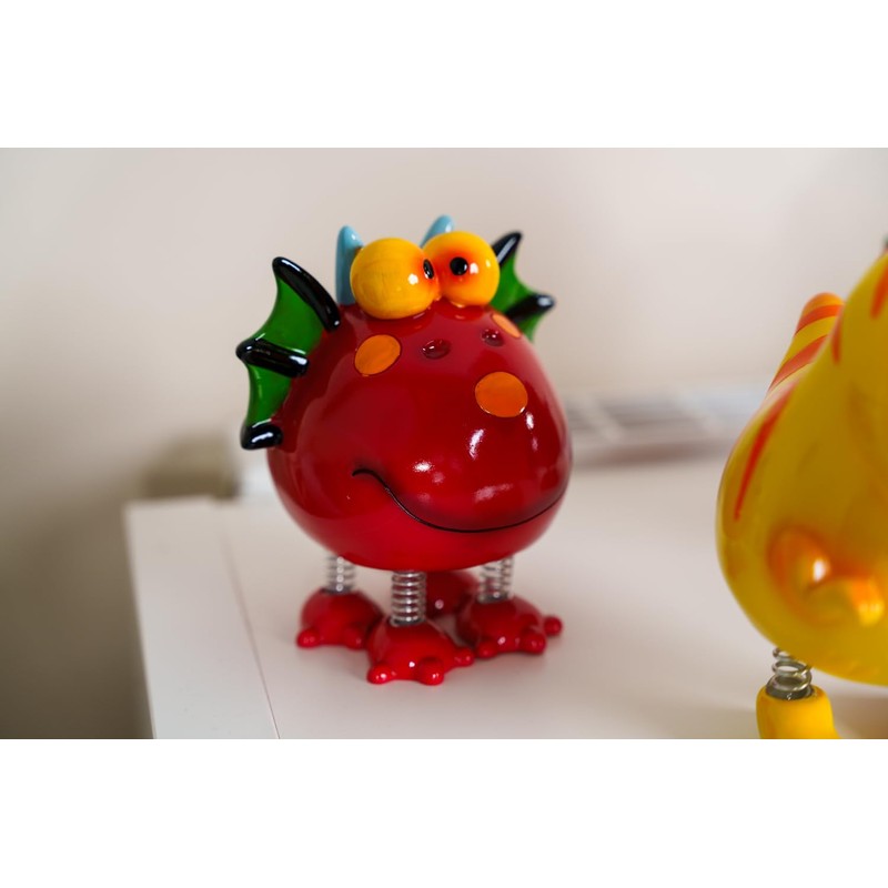 Red Dinosaur Money Box Piggy Bank for Kids Adults Boys
