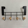 Gancho para Puerta Organizador de Espacio 4cm Resistente para Ropa