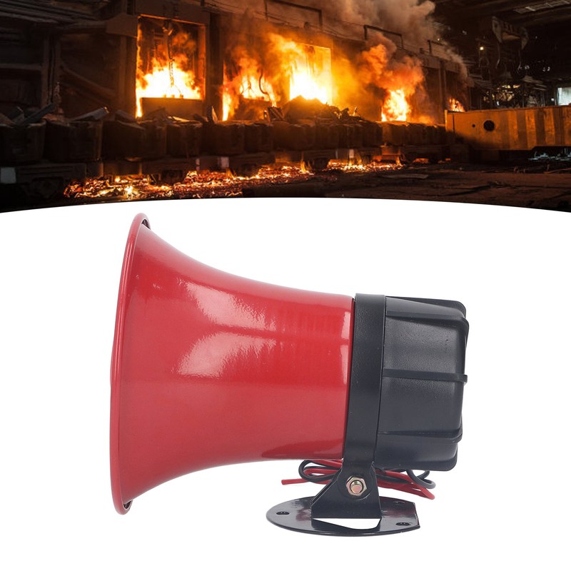 Industrial Alarm Security Siren 120dB 30W Emergency Warning Horn ABS