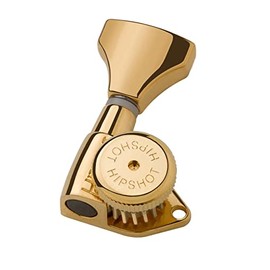 Hipshot Grip-Lock 3x3 Locking Tuners - Gold