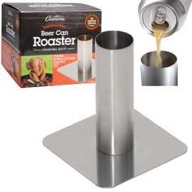 Camerons Beer Can Roaster - Stainless Steel BQQ Grill Chicken Roaster - Enhance Meal Flavor with Juicy Poultry on Barbecue Beer Stand - Indoor & Outdoor Use - Grilling Cookout Essential