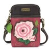 CHALA Plant Life Collection Cell Phone Crossbody Purse-Women PU Leather/Canvas