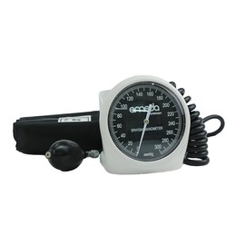 Baumanometro Aneroide Profesional EMEDA Medidor de Presión Arterial Manual Para Escritorio y Pared Caratula Grande Fácil Lectura Brazalete Ajustable Manguera Espiral