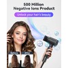 Yinole Hair Dryer Ionic Blow Dryer with Diffuser for Curly