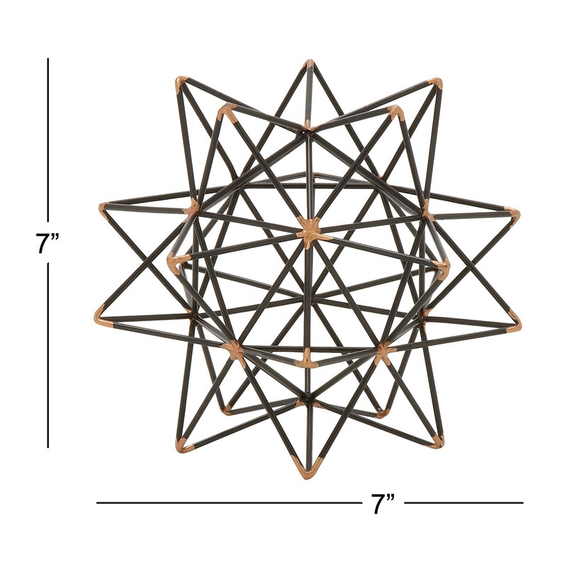 Deco 79 95243 Trendy Metal Wire Star Décor, 7" W
