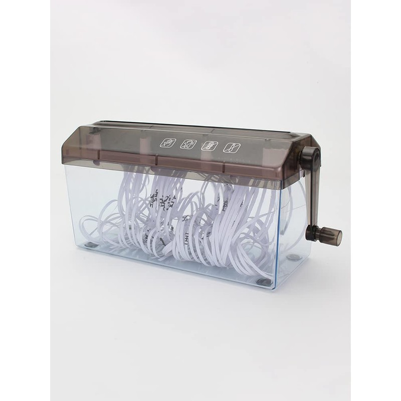 A4 Manual Shredder Mini Portable Paper Shredder, Professional Hand Crank