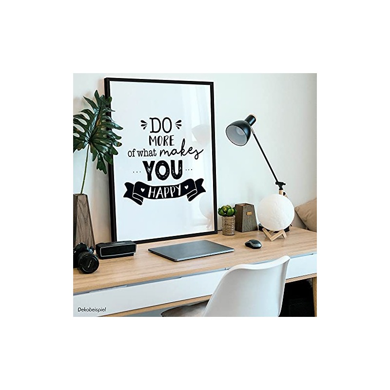 JUNIWORDS Do more of what makes you happy 20x30cm Poster