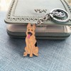 Freedale Key-ring Keychain,Cute Metal Small Dog Puppy Keychain Keyring Keyfob