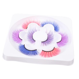 TOVINANNA 4pairs False Eyelashes of Soft and Comfortable Lashes for Stage Makeup Fashionable Faux Lashes for Women Natural Look Easy to Apply for Parties