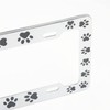 3D Dog Paw Print License Plate Frame, Cat Paw License
