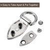 sourcing map Pack of 6 Bag Side Clip Buckle Metal