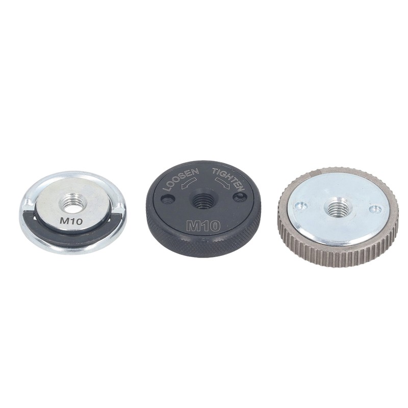 3PCS M10 Angle Grinder Flange Nut Self Locking Pressure Plate