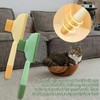 2Pcs Cat Brush, Multi-function Grooming Brushs Removes Fur with Release