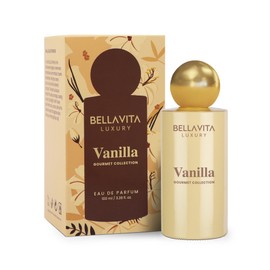BELLAVITA Gourmet Collection Vanilla Edp Musk, Fruity Long Lasting Fragrance Perfume For Men And Women 100ml