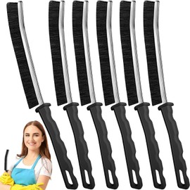 AUDELN Crevice Cleaning Brush,New Multifunctional Cleaning Brush Tool, Bathroom Gap Brush, Home, Kitchen, Bathroom, Window, Vehicle, Faucets, Toilet,6Pcs