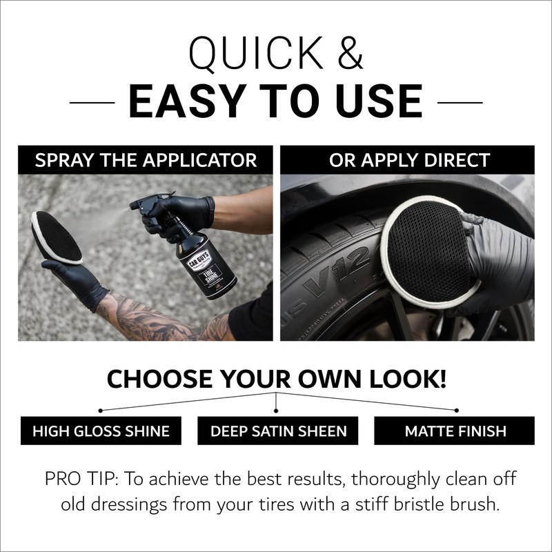 CAR GUYS Tire Shine 1 Gallon Refill | The Perfect