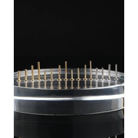 Jewseen 14K Gold Threadless Post Push in Labret,Nose Ring,Cartilage Stud,Lip Piercing Flat Back Stud Helix Stud Conch Stud Cartilage Stud 16g 18g 6mm 8mm Threadless Replacement-Post Only