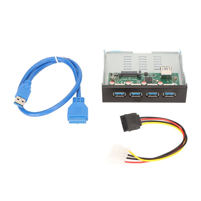 Front Panel USB 3.1 Hub 3.25in 10Gbps 4 Downstream Ports