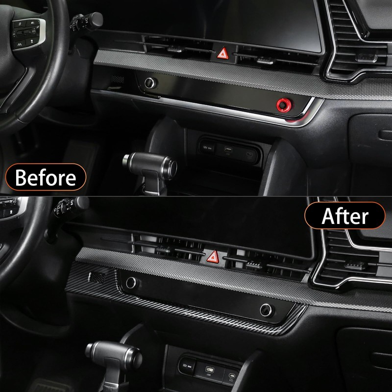 YOUTOOCAR Center Console Dash Panel Cover Trim Compatible with Kia