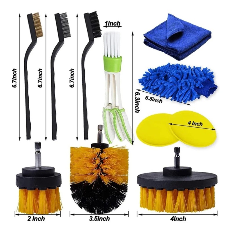 Kit De 26 Brochas Para Detalles De Coche, Juego De