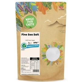 Wholefood Earth Fine Sea Salt 500 g | GMO Free