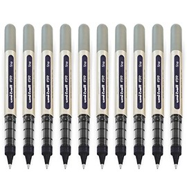 uni-ball EYE - UB-157 Rollerball Pens - 0.7mm Nib - [Pack of 10] - Black Ink